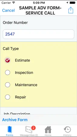 Advanced Wireless Forms screenshot 2