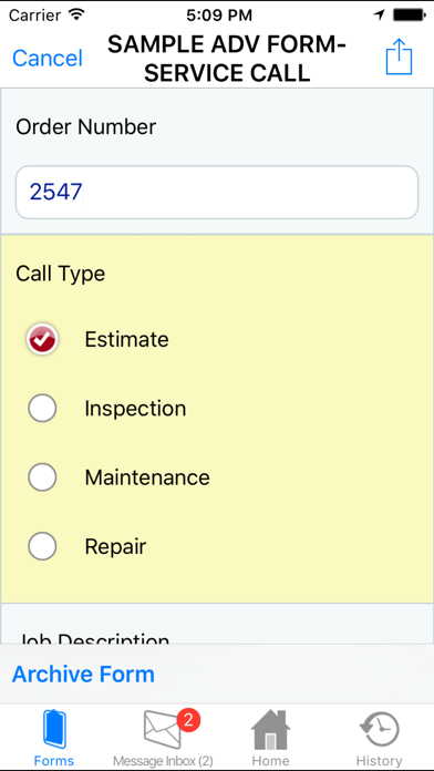 Screenshot #2 pour Advanced Wireless Forms