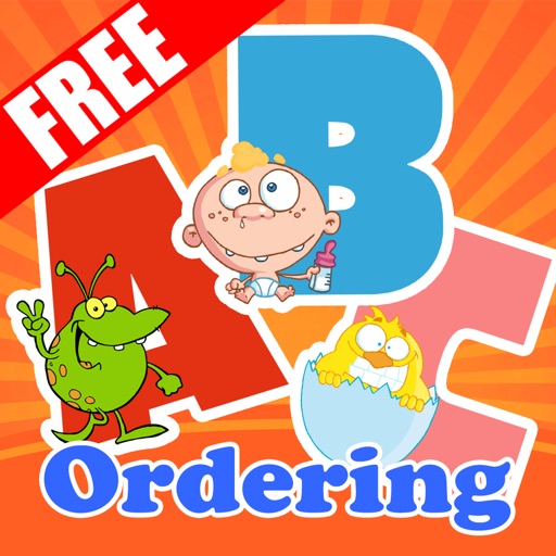 Letters A B C D E F to Z Order Kid Games with Song icon