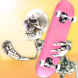 Skeleton Skate - Free Skateboard Game app icon