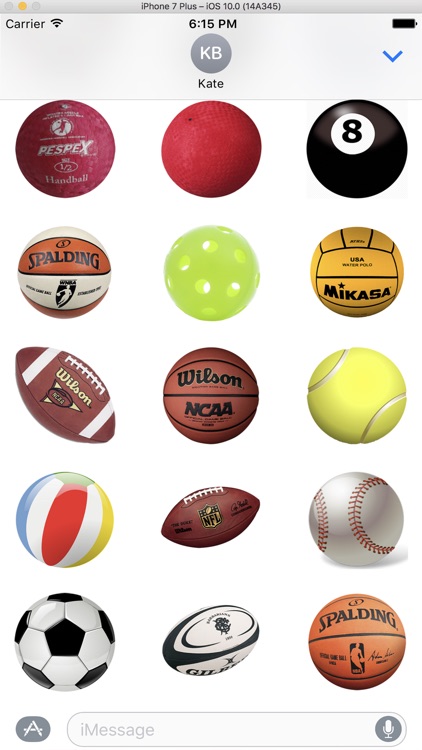 Sports Balls Sticker Pack