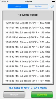 thunder & lightning iphone screenshot 1