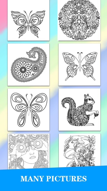 Color.io - Coloring Book & Pigment Page for Adults screenshot-3