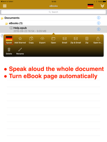 SpeakGerman 2 (8 German Text-to-Speech) screenshot 4