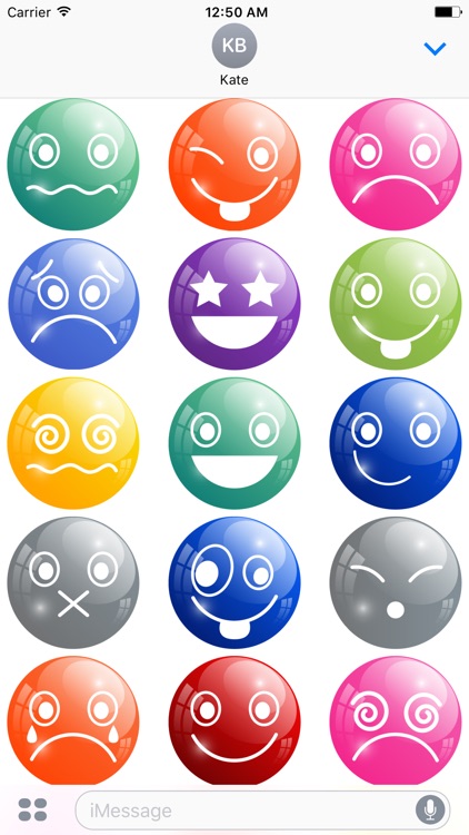 Color Emoticons Stickers