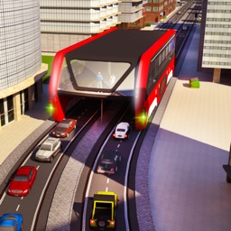 autobus surélevée 3D Chauffeur: Futuriste conduite