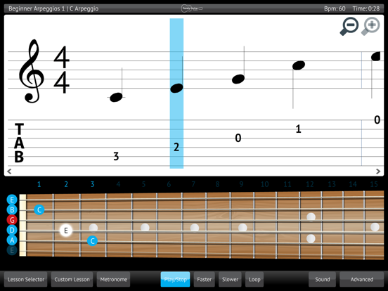 Screenshot #6 pour Learn & Practice Acoustic Guitar Lessons Exercises
