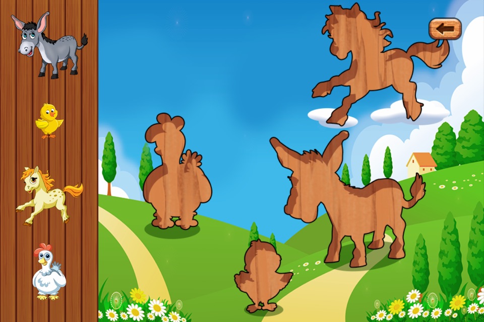 Farm baby games and animal puzzles for kids screenshot 2
