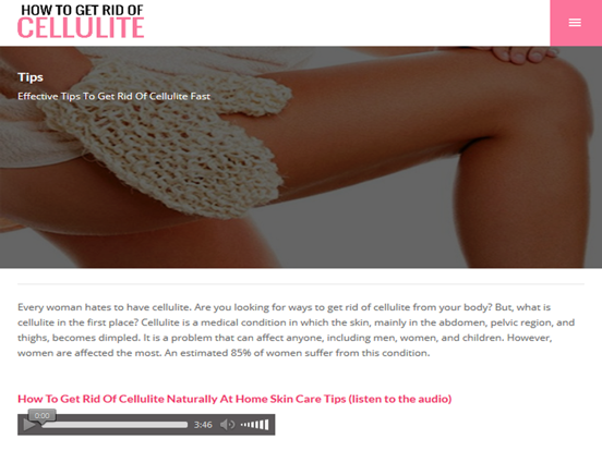 Screenshot #6 pour How to Get Rid of Cellulite