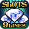 Triple 9 Lines Diamond Slot Machine is a classic 3-reel 9-payline slots and 100% totally free