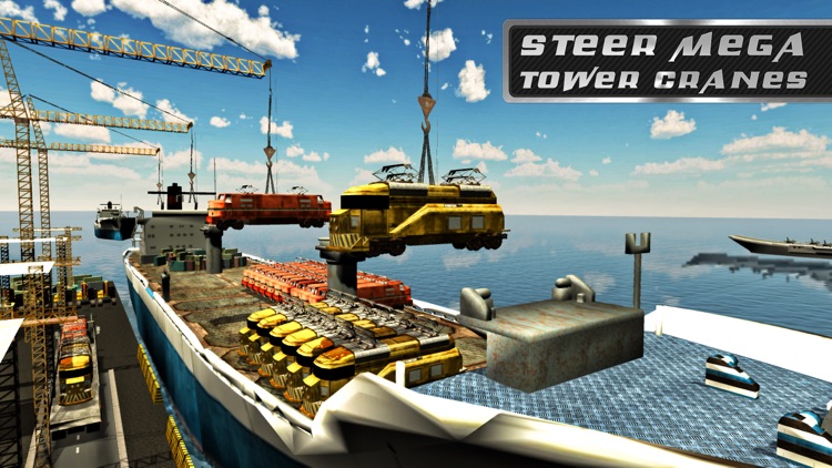Train Transporter Ship – Trucker transport game