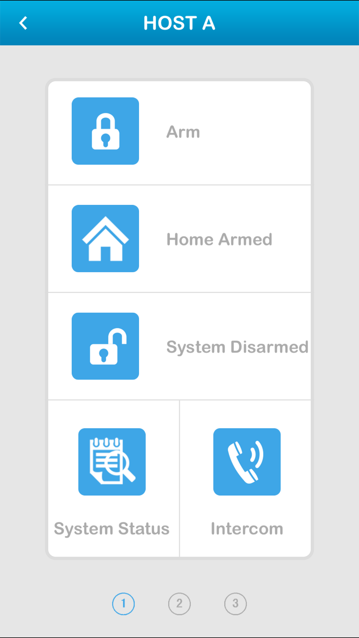 iAlarm system screenshot 3