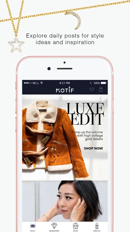 Motif Fashion: Designer Jewelry & Shopping App