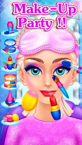 Game screenshot Crazy Slumber Party - Makeup, Face Paint, Dressup, Spa and Makeover - Girls Beauty Salon Games apk