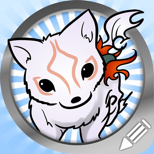 Draw and Paint Tattoo Wolfs icon