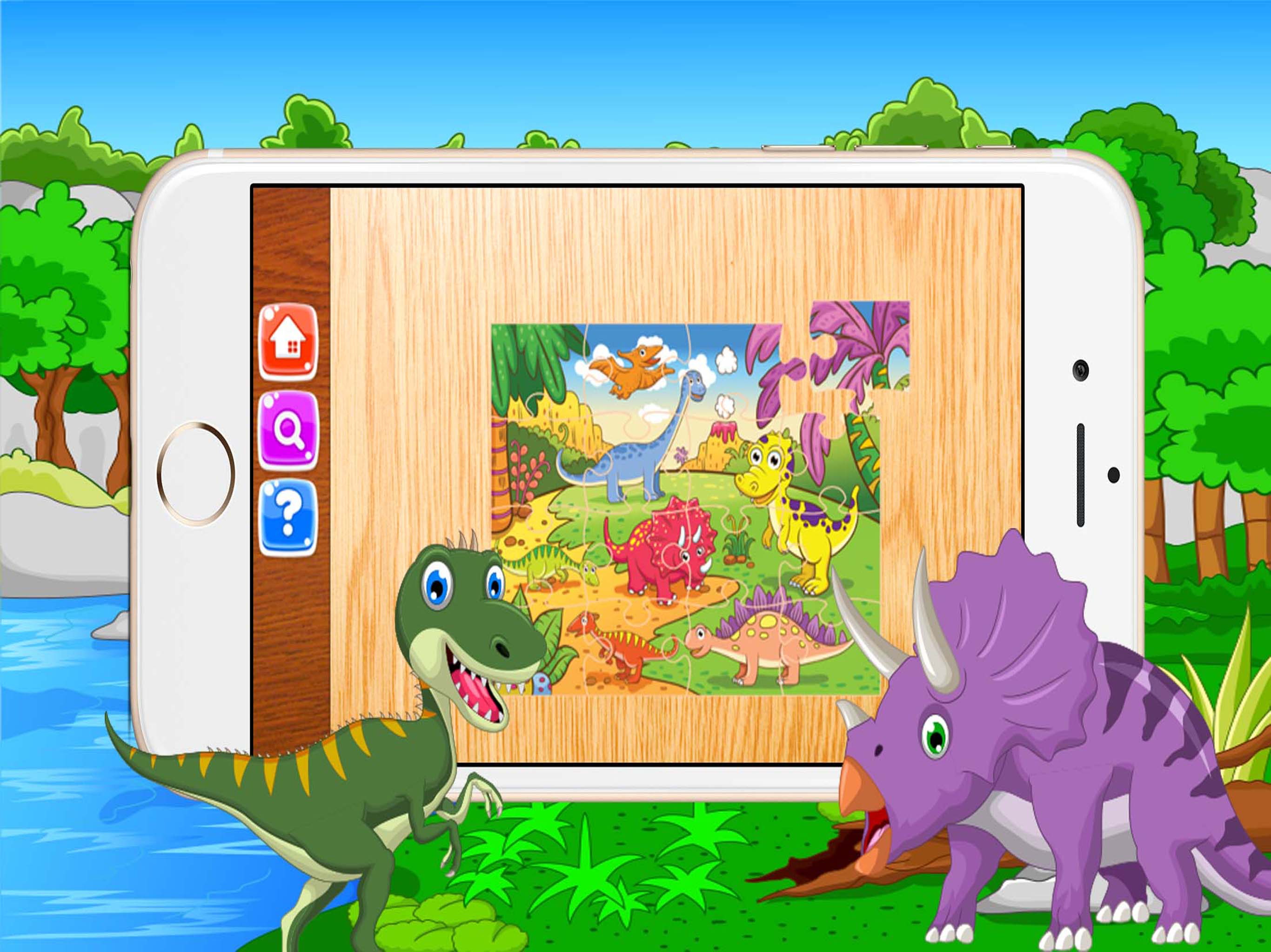 Dinosaur Jigsaw Puzzle Toddler Kids Dino Game Free