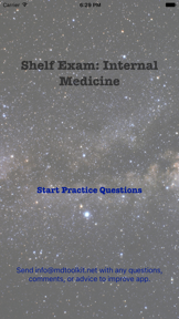 Shelf Exam: Internal Medicine screenshot
