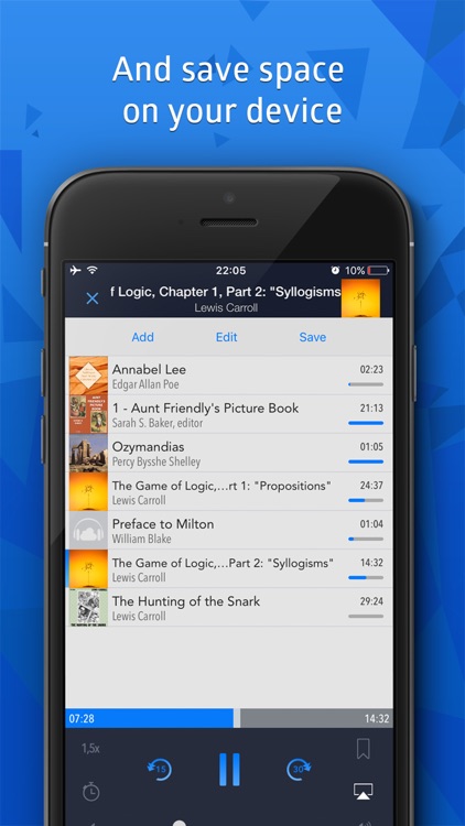 Cloudbeats: audiobooks player for Dropbox