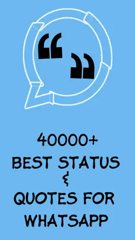 Game screenshot 40000+ Best Status & Quotes for WhatsApp mod apk