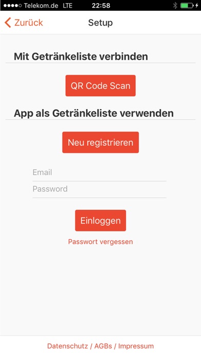 Screenshot #1 pour Getränkeliste