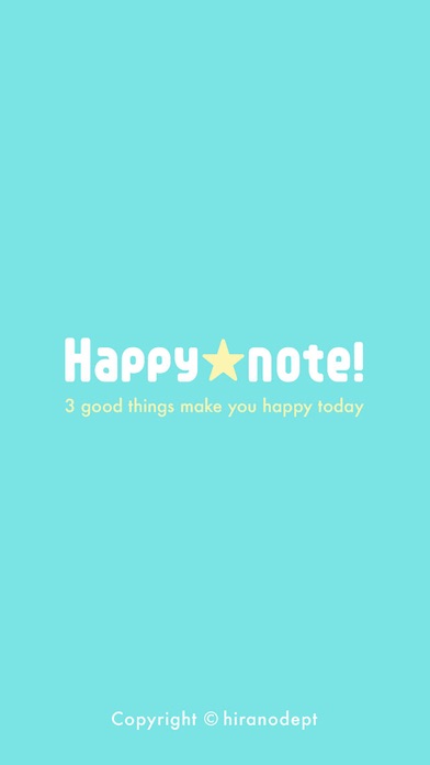 Think happy thoughts! Happynote Screenshot