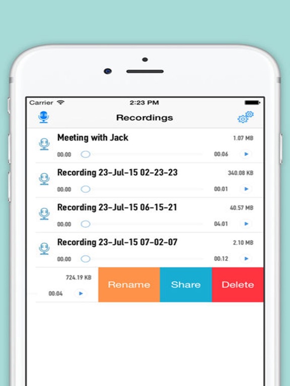 Best Automatic Voice Recorder : Record meetings iPad screenshot 4 - Productivity app