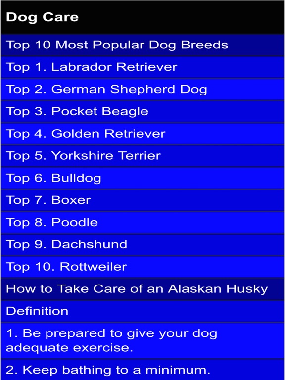 Screenshot #4 pour dog care guide