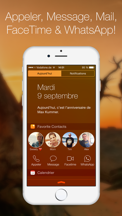 Screenshot #2 pour Favorite Contacts Launcher