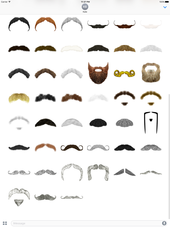 Screenshot #6 pour ElMostacho Stickers - Stache funny photos