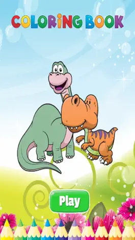 Game screenshot Динозавры Книжка-раскраска - Дино краски для детей mod apk