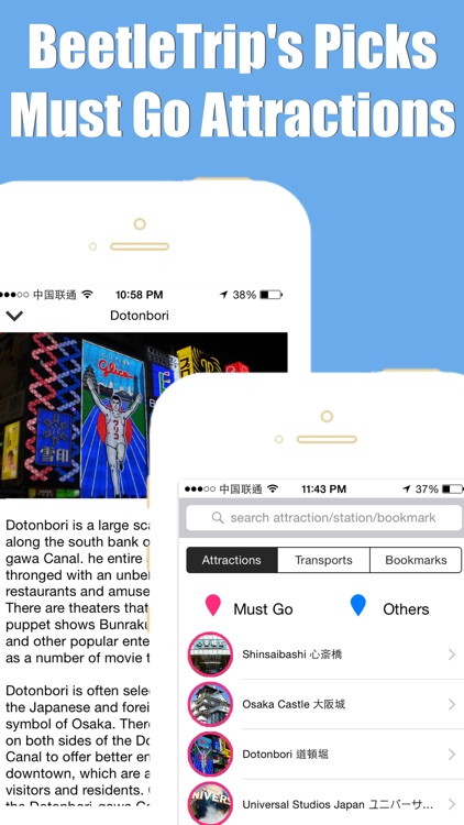 Osaka metro transit trip advisor guide & JR map