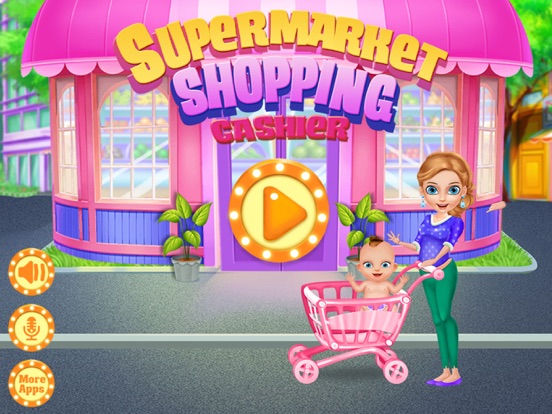 Supermarket Shopping Cashier iPad screenshot