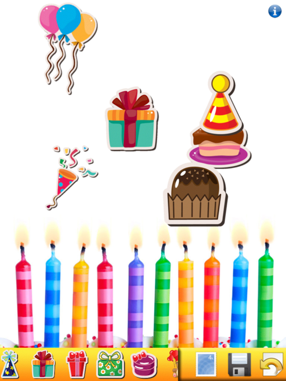 Birthday Card Creator iPad screenshot 1 - Entertainment app