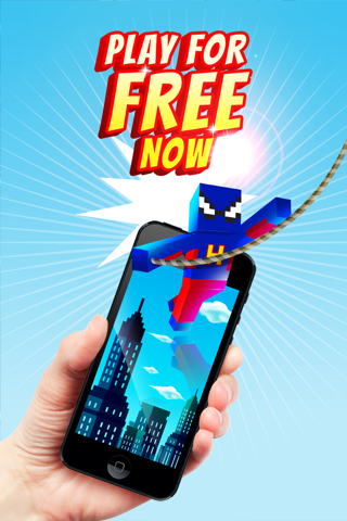 Superhero Swing - Pocket Edition Rope n Fly Game screenshot 4