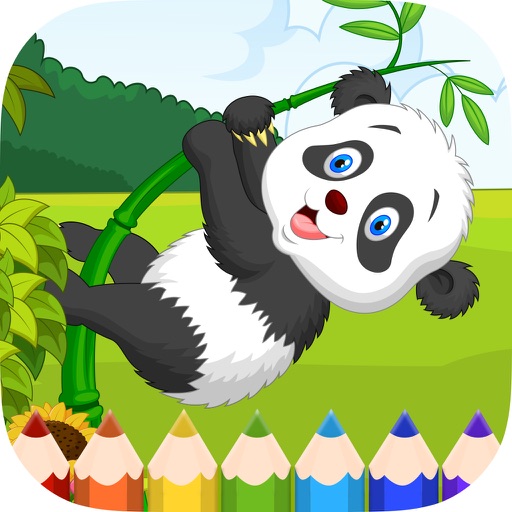 Panda Coloring Book - Painting Game for Kids Icon