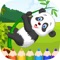 If your children like cute panda and coloring games, "Panda Coloring Book" is fun, cool and one of the best games for them