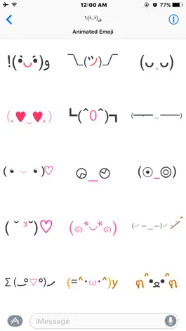 Game screenshot Animated Face Emoji(Kaomoji) Stickers mod apk