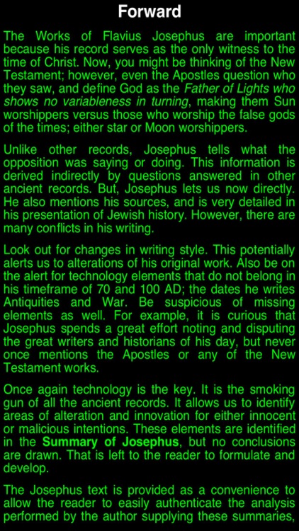 Summary Flavius Josephus (part 1)