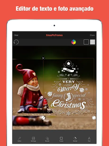 XmasPicFrames – Bom Ano Novo & Feliz Natal Foto