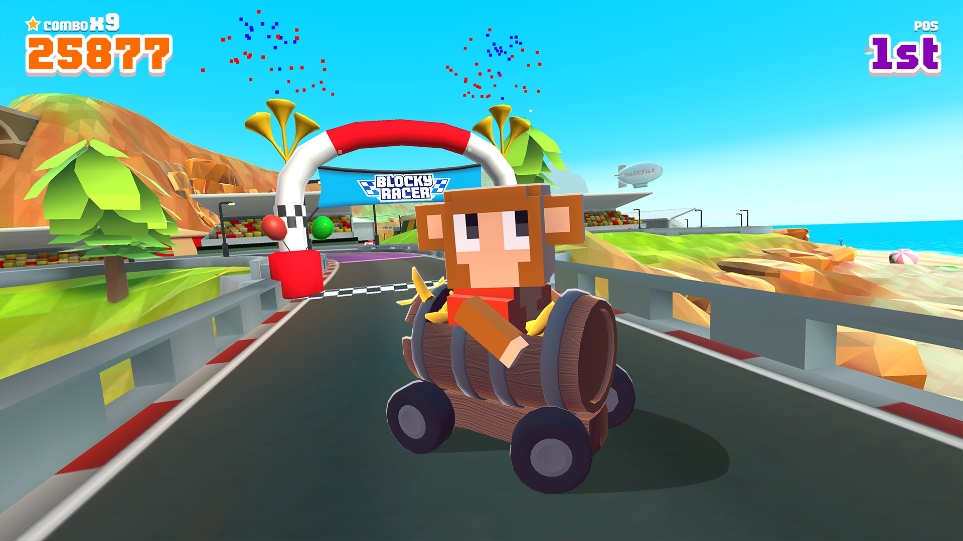 Blocky Racer - Endless Racing