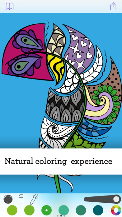 Screenshot #2 pour Contour Color - Coloring App