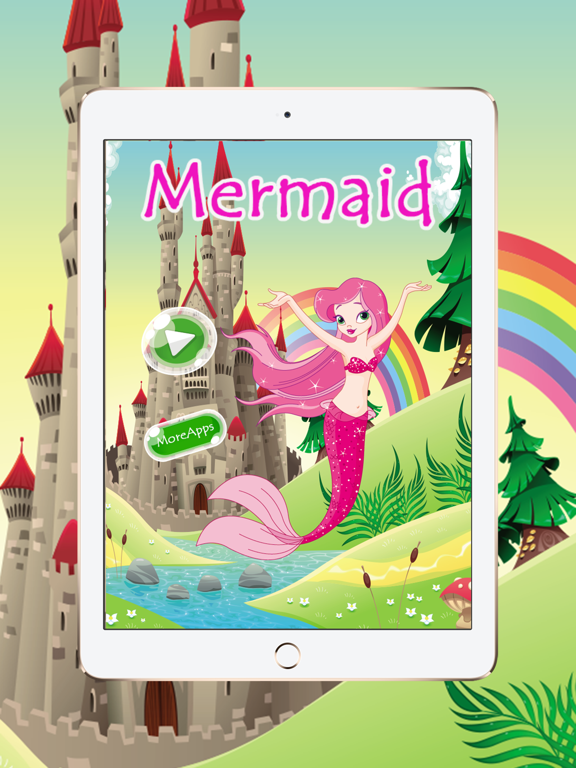 Mermaid Coloring Book Game For Adults & Kids Spree