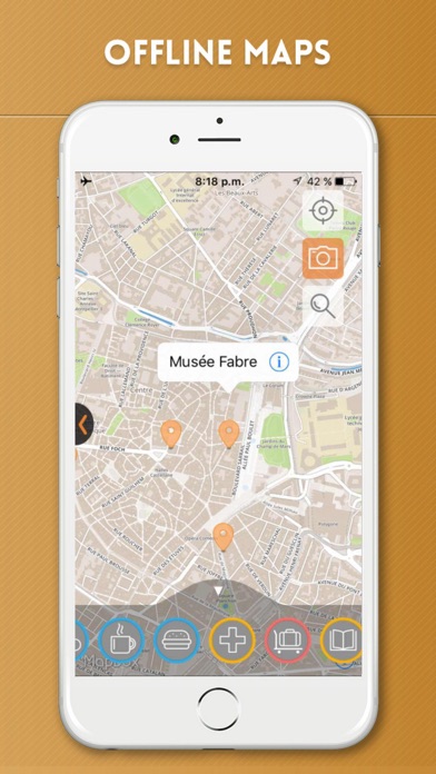 Montpellier Travel Guide and Offline City Map Screenshot