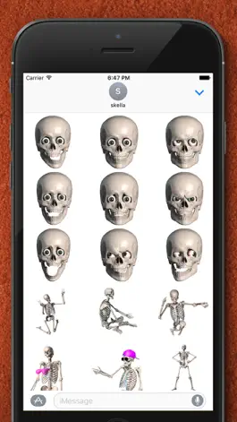 Game screenshot Skelly Stickers: Skulls and Skeletons apk