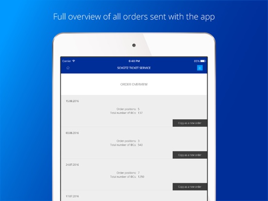 Screenshot #5 pour Schütz Ticket Service