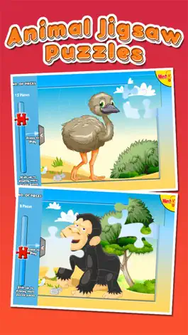 Game screenshot Animal Jigsaw Puzzle: Cartoon Puzzles for Kids mod apk