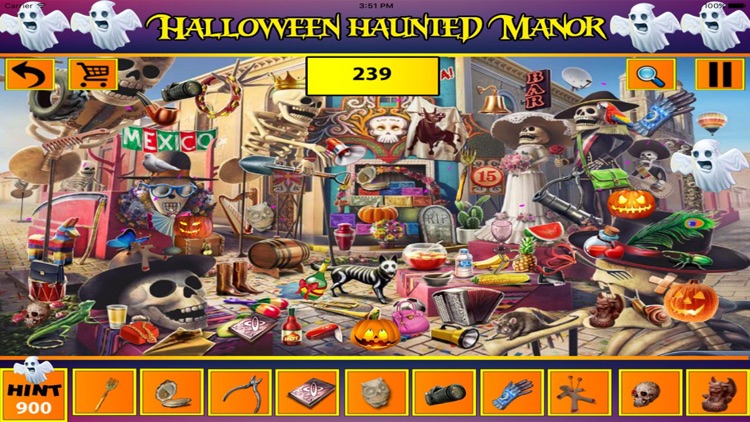 Halloween Haunted Manor : Hidden Object