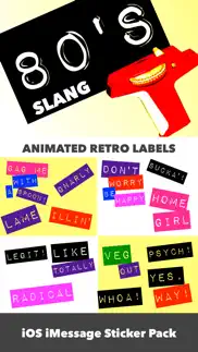 80's slang: retro labeler iphone screenshot 2