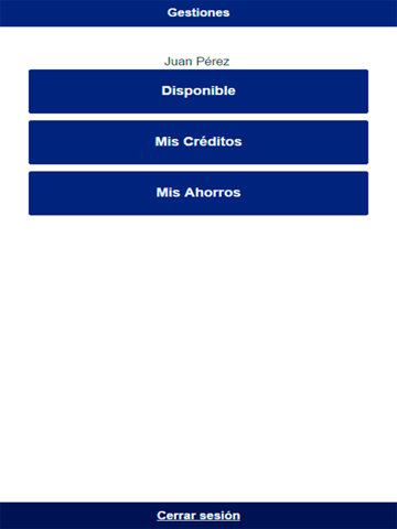 Gestion App - náhled