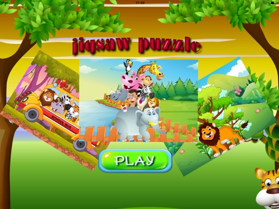 animals jigsaw puzzle patterning games of the week iPad screenshot